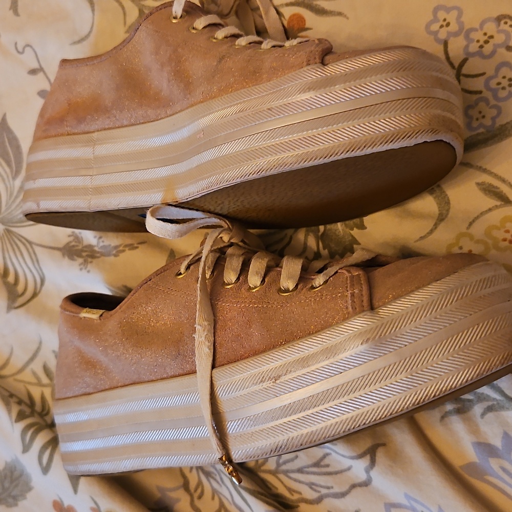 KEDS FOR KATE SPADE PLATFORM SNEAKERS SIZE 9.5 - Picture 6 of 11